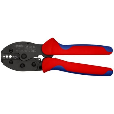 97 52 50 SB PreciForce® Crimpzange mit Mehrkomponenten-Hüllen brüniert 220mm
