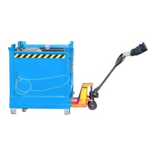 Klappbodenbehälter FB 1000, lackiert blau