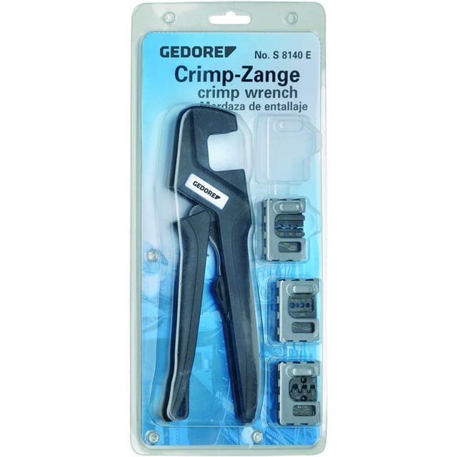 S 8140 E Crimp-Zangen-Set ELECTRONIC 4-teilig