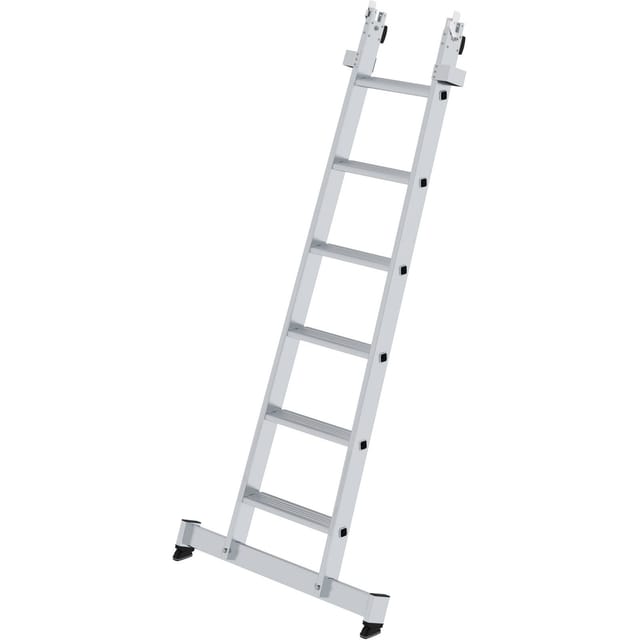 Glasreinigerleiter Traverse, 6-stufiges Unterteil nivello