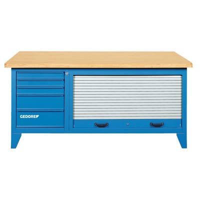 B 1500 L Werkbank mit Blechjalousie