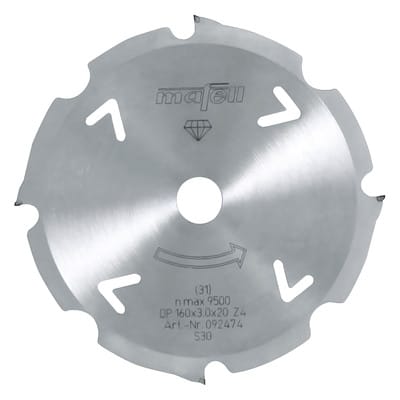Kreissägeblatt ø160 x 3,0 x 2,4 x 20mm 4FZ