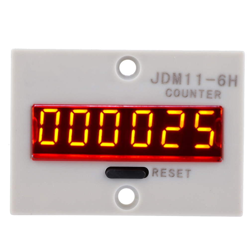 Jdm11-6h Ac/dc24v Digitalzähler - 6-stellige Led-anzeige Für Relais