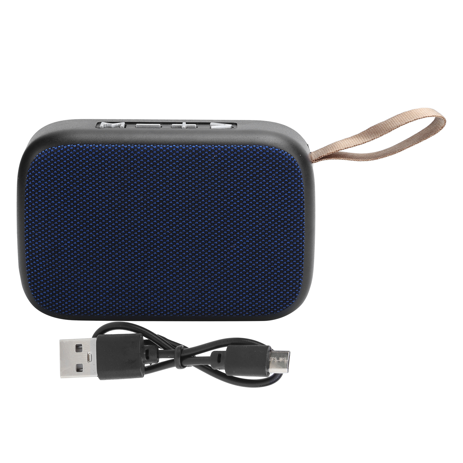 Tragbarer Bluetooth-fm-lautsprecher – Mini-usb-stereo-subwoofer (blau)