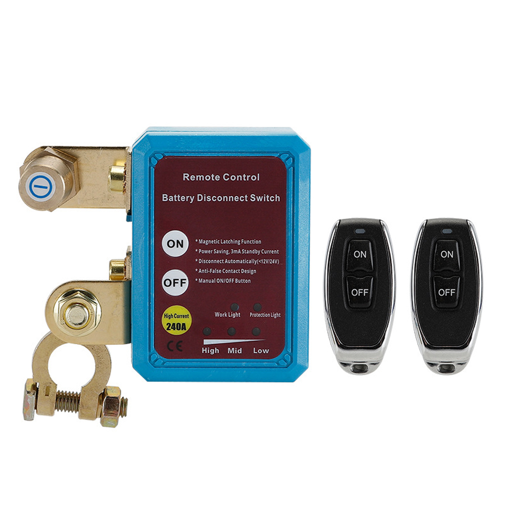 Universeller Trennschalter Für 12v- Und 24v-autobatterien, Autobatterie-trennschalter, Leckageschutz, Intelligent Gesteuerter Trennschalter Mit Präziser Leckageerkennungsfunktion.