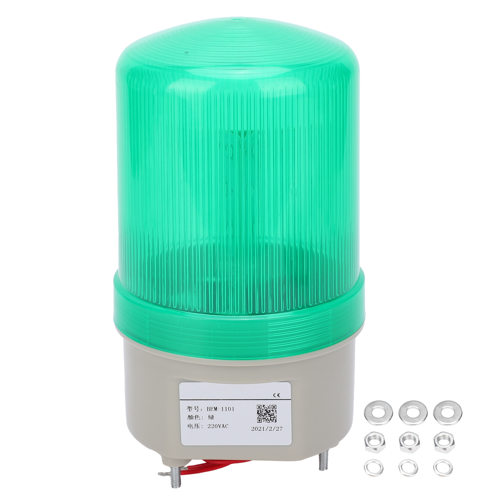 Berm-warnleuchte Bem-1101 220vac - Grüne Led-blinkleuchte Für Notfallausrüstung