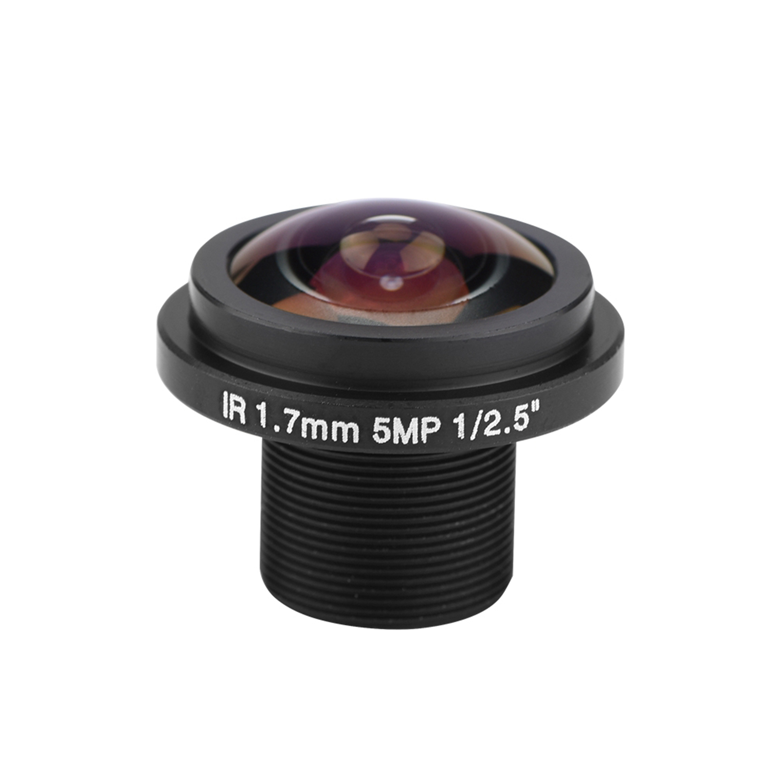 1,7 Mm 5 Mp - 185° Fisheye-objektiv Für Überwachungskameras