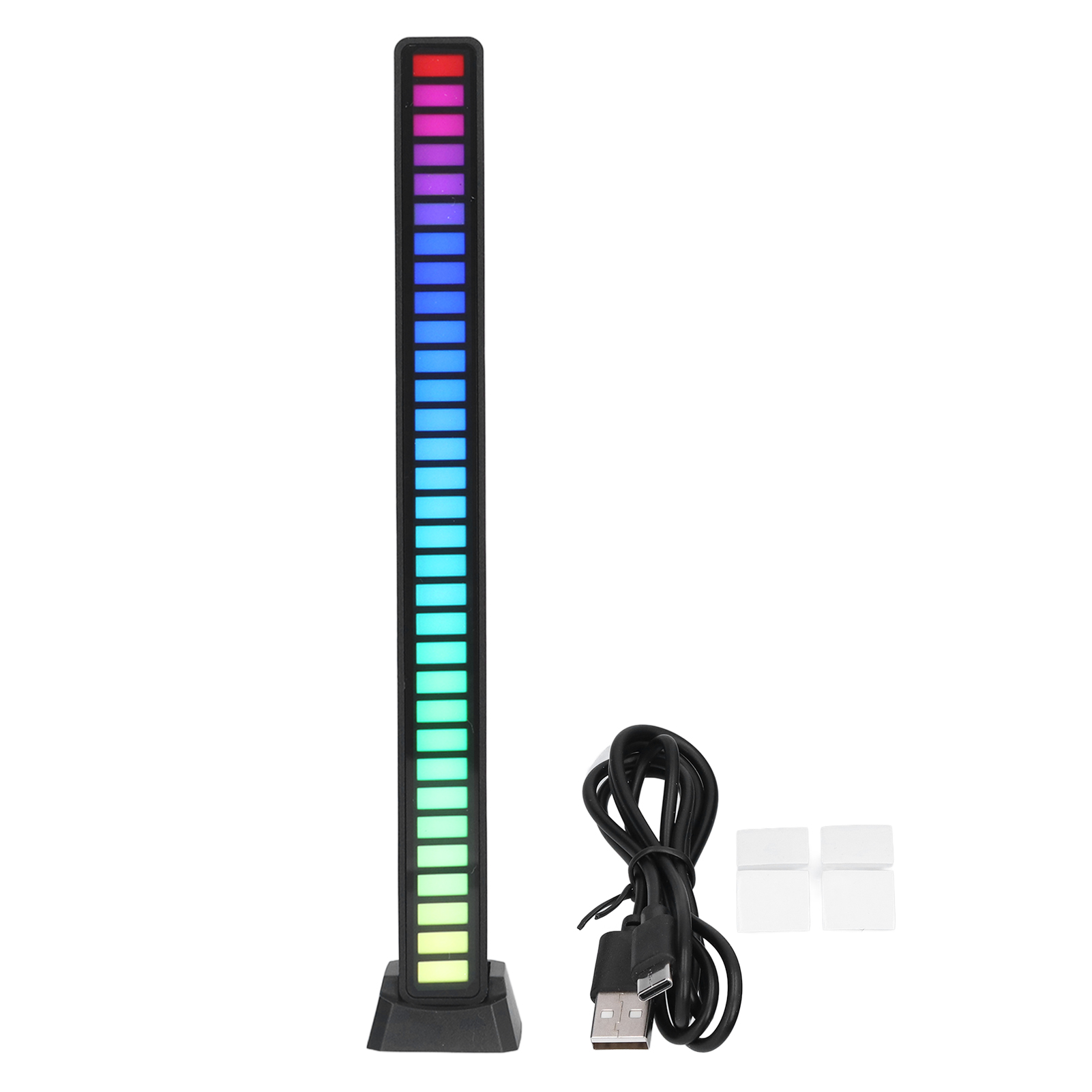 Usb Rgb-lichtleiste – Sprachsteuerung Für Auto Und Zuhause (schwarz)