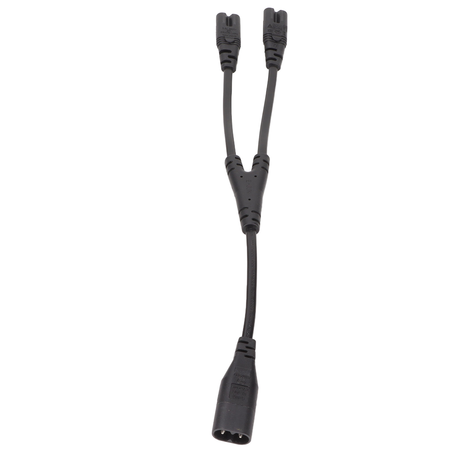 Iec320 C8 Auf Dual C7 Y-splitterkabel – 0,3 M Für Dual-wechselstromnetzteil