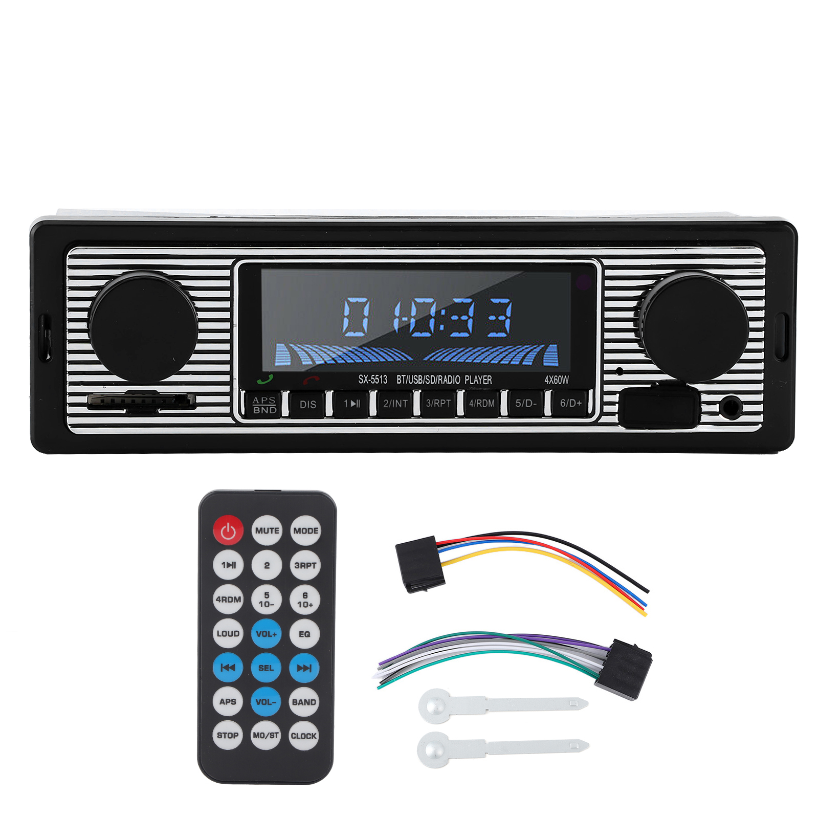 Bluetooth-fm-autoradio – Mp3-player Mit Usb-, Sd- Und Aux-eingang – Stereoanlage Für Autos