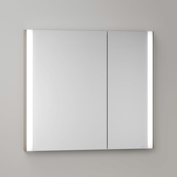 Keuco Royal Metis Led Unterputz-spiegelschrank 80 X 71 Cm, Mit 2 Türen Asymetrisch