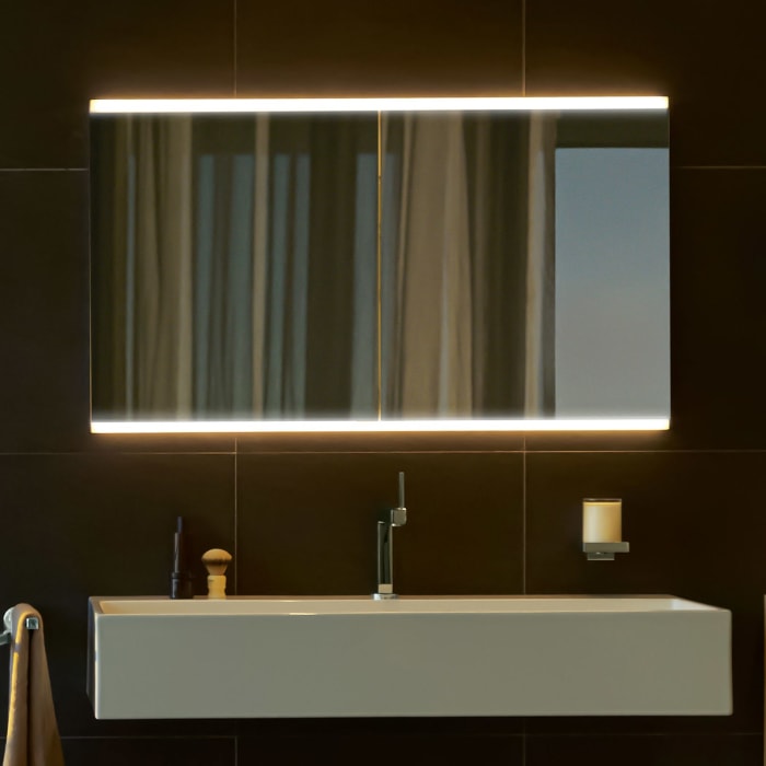 Keuco Royal P94 Aufputz-spiegelschrank 2-türig 80 X 16 Cm, Mit Led-beleuchtung