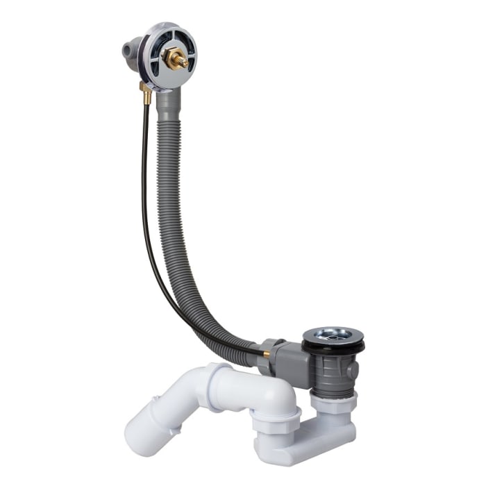 Kronenbach Krontec Multi Wannen Ab-, Ein- Und Überlaufgarnitur, Normallänge 57 Cm