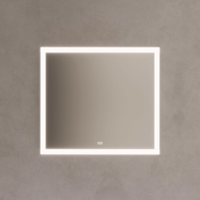 Kronenbach Day Badspiegel 100 X 90 Cm Mit Led-beleuchtung Und Dimmfunktion