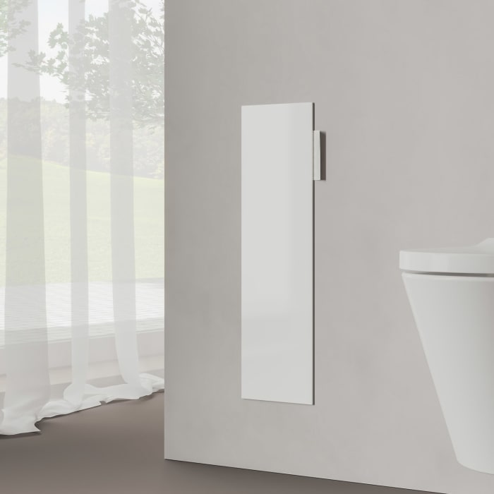 Kronenbach Cube Design Wc-modul 60 Cm - Unterputz, Glasfront, Anschlag Links