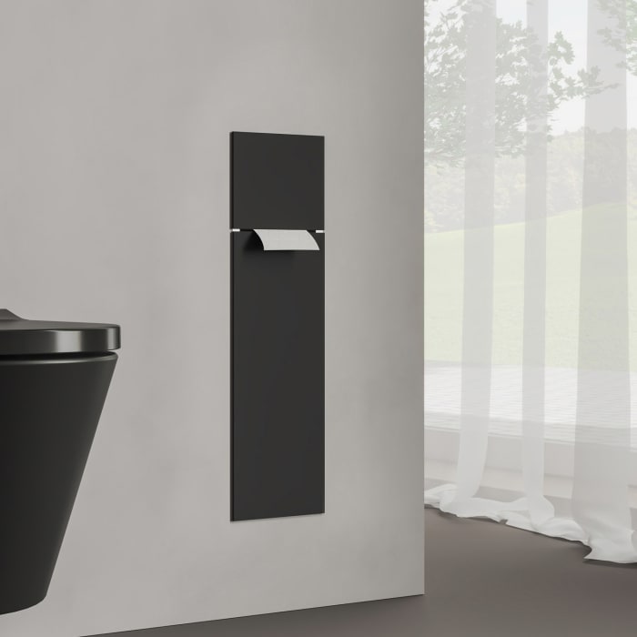 Kronenbach Cube Design Wc-modul 60 Cm - Unterputz, Glasfront, Anschlag Rechts