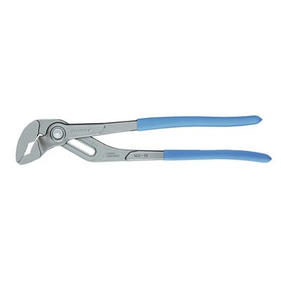 Wasserpumpenzange, 44mm, feststellbar, Klemmschutz, flach, verchromt, 142 12 TL