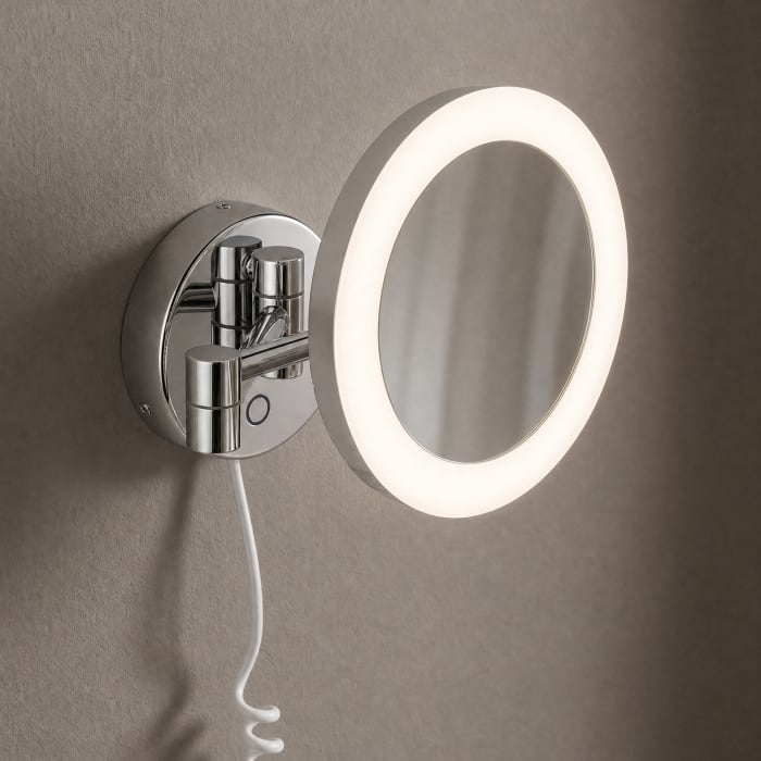 Kronenbach Led Kosmetikspiegel 2.0 Wandmodell Rund Mit Stecker