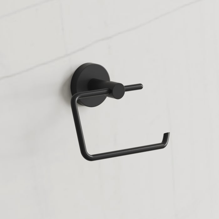 Kronenbach Lima 2.0 Black Papierhalter Ohne Deckel, Rechts