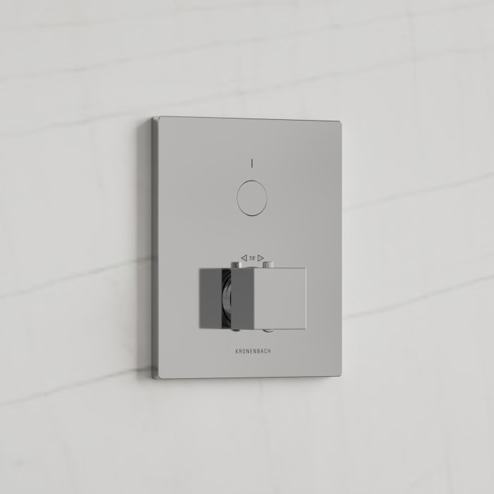 Kronenbach Smart Push Thermostat Unterputz Für 1 Verbraucher, Eckige Ausführung
