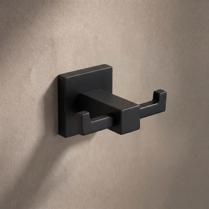 Kronenbach Quara 2.0 Black Haken Mit Konsole 2-fach