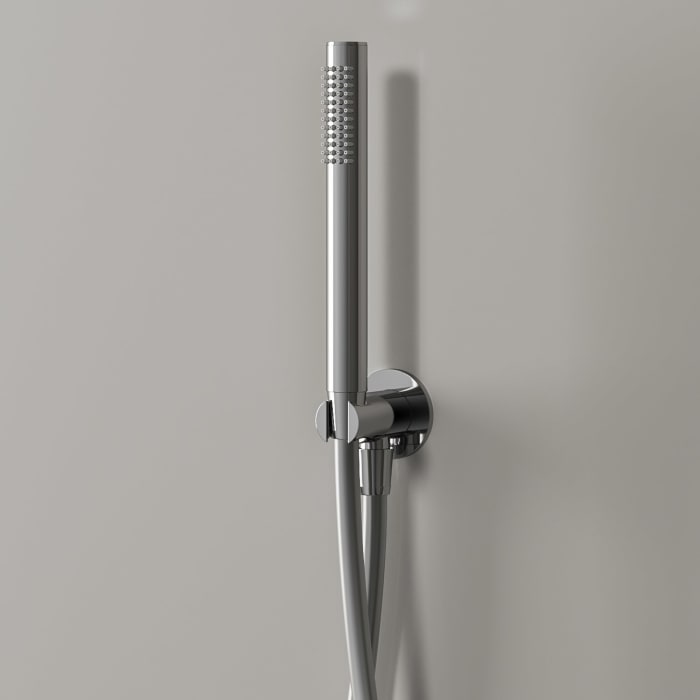 Kronenbach Wannenset 1 Mit Stabhandbrause Rund Und Wandanschlussbogen
