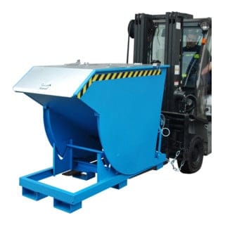 Kippbehälter mit Abrollsystem 0,75cbm