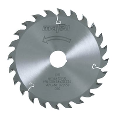 Kreissägeblatt ø120 x 1,8 x 1,2 x 20mm 24WZ