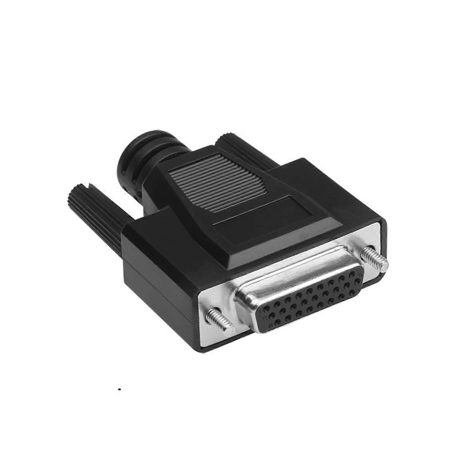 Db26 Hd-b26 3-reihige 26-polige Lötverbinder, Dunkle Db26-lötverbinder (farbe: Weiblich-b)
