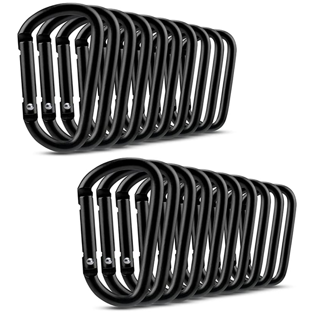 20 Kleine Multifunktionale D-ring-karabiner Aus Aluminium (maximal)