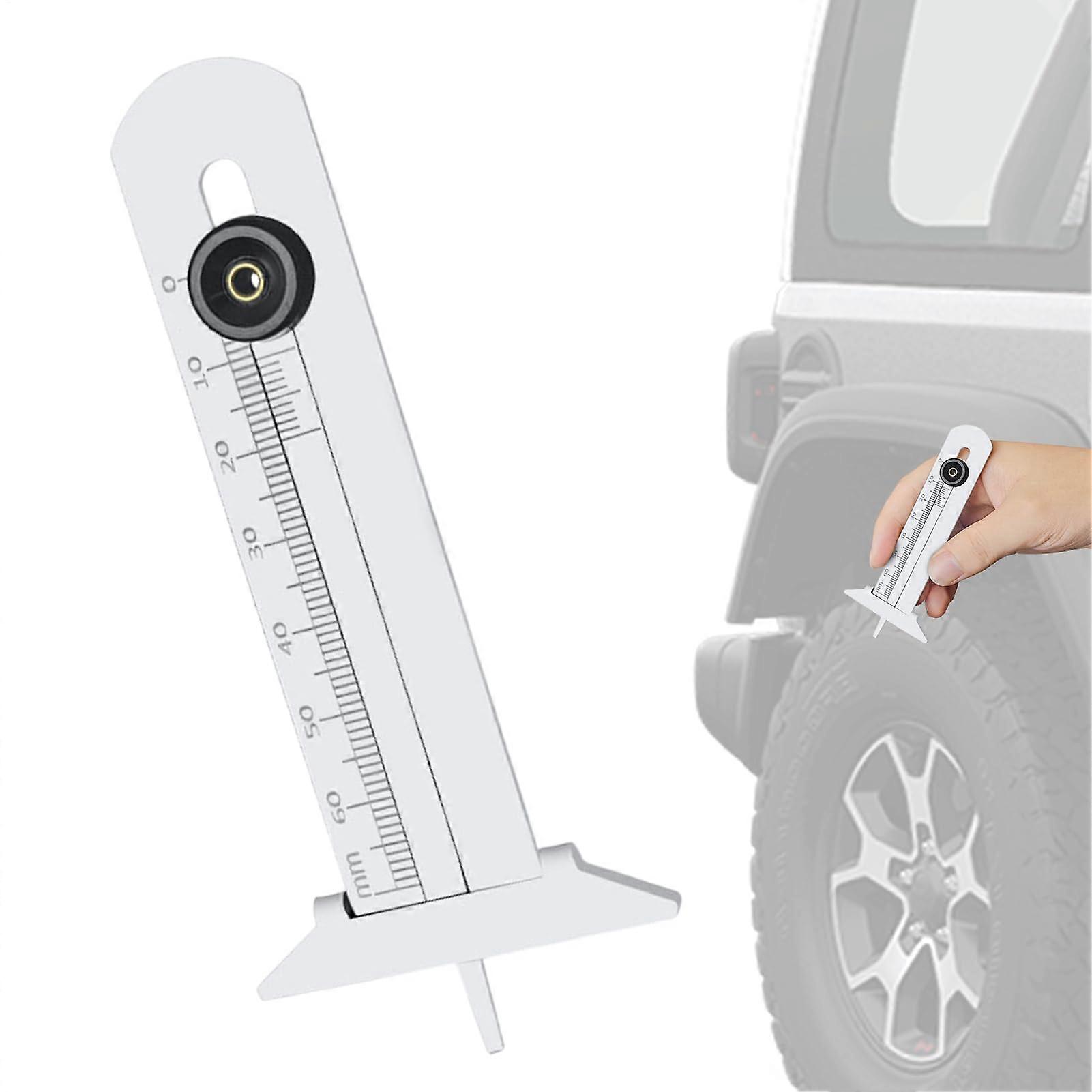 Manometer Kompatibel Mit Tiefenmesser, Manometer Kompatibel Mit Nutzfahrzeugen, Manometer Aus Edelstahl, Antirutsch-reifenprüfgerät