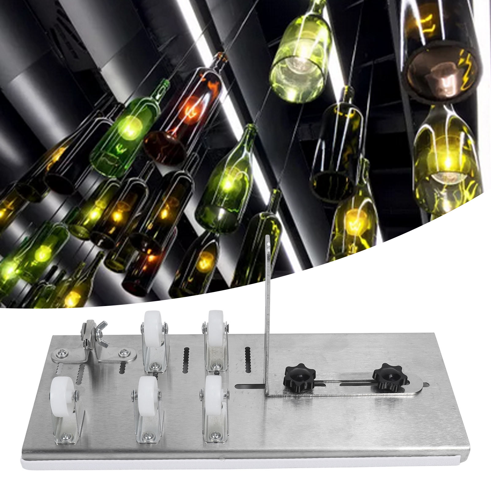 Glasflaschenschneider, Schneidewerkzeug Für Wein- Und Bierflaschen, Diy-glasschneidemaschine - Xf7
