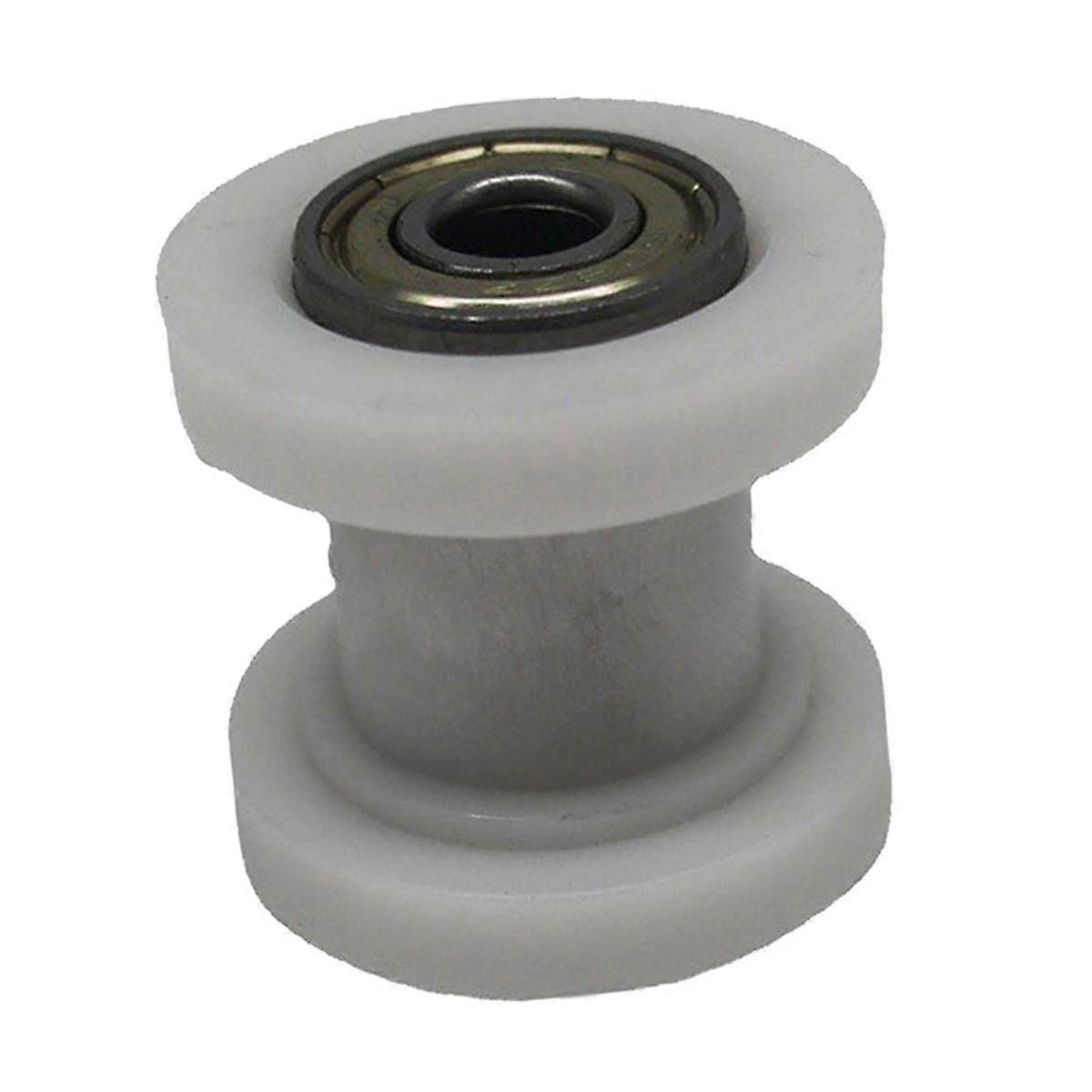 8-mm-kettenrollen-umlenkrolle, Universeller Kettenrollenspanner, Weiße Radführung