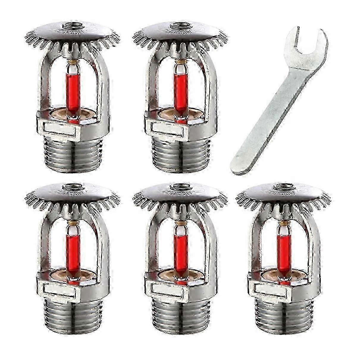 Set Mit 5 Sprinklerköpfen, 155° Vertikaler Strahl. Kompatibel Mit Dem Qlsg-sicherheitssystem.