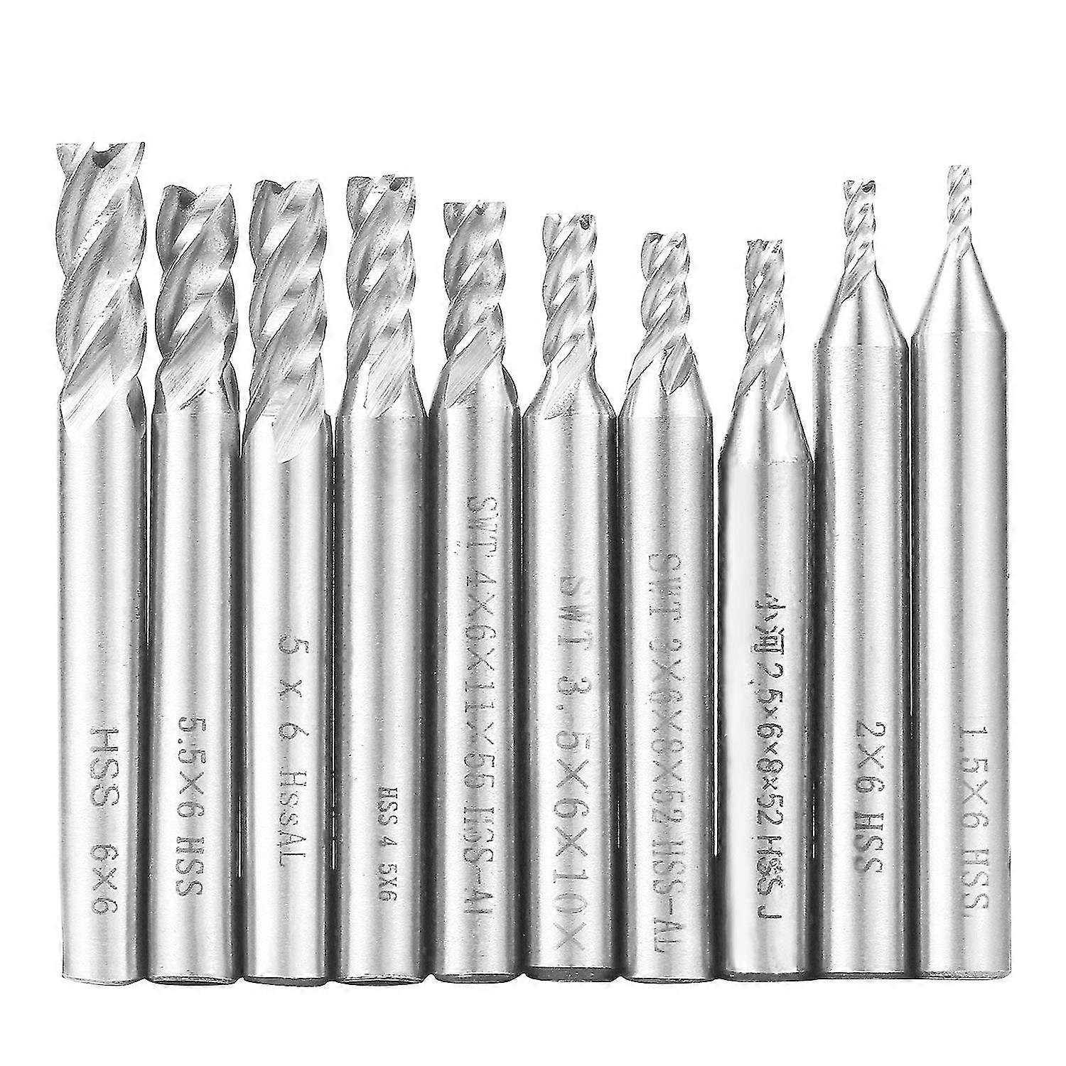 Schaftfräser Mit Bohrersatz, Zylinderschaftbohrer, Hss 4 Bis 6 Mm, Feingewinde
