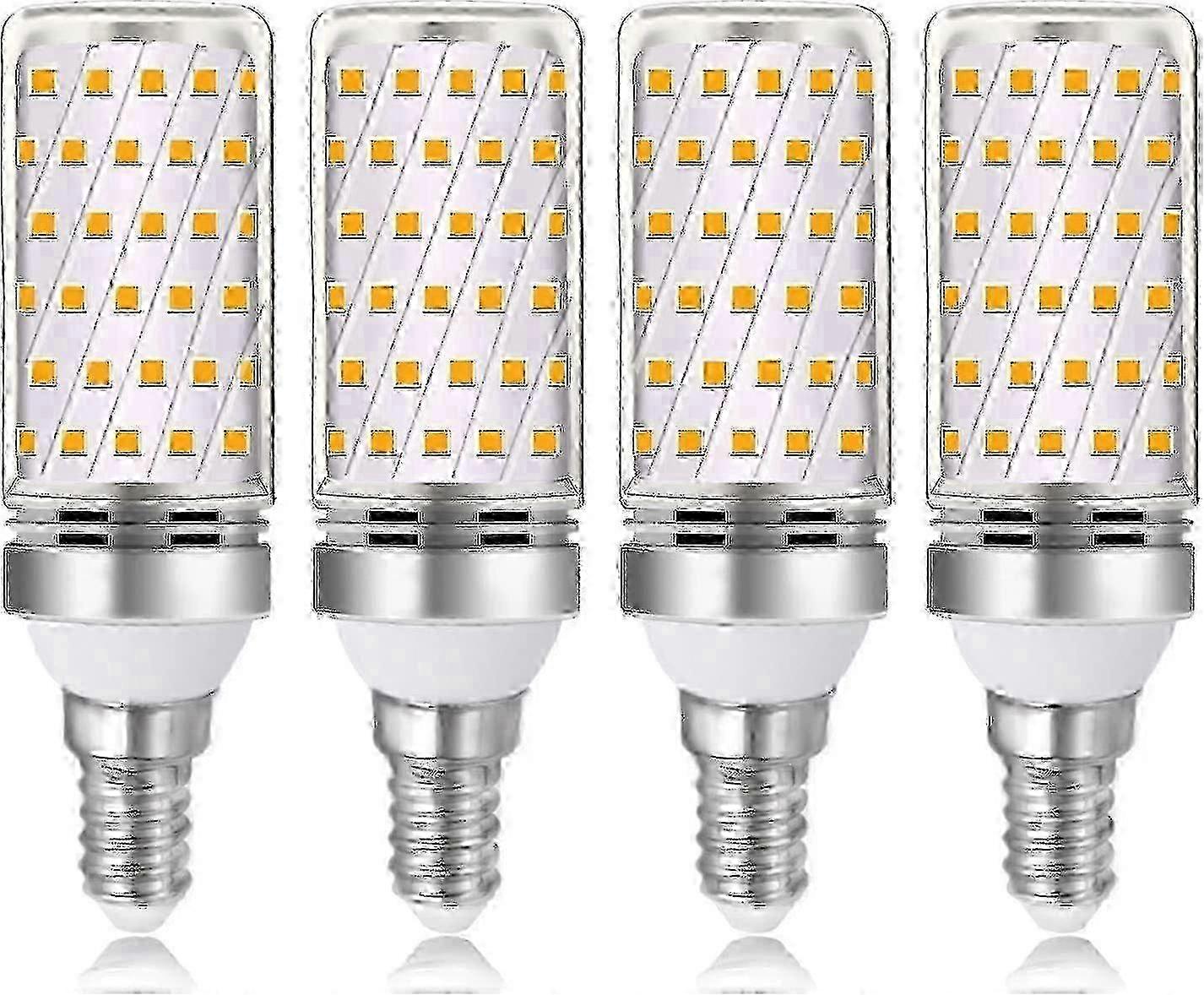 E14 16w Led-lampe Warmweiß 3000k 1600lm, Entspricht E14 100w/120w Halogen, 230v Ac, Nicht Dimmbar, 4er-pack (km).