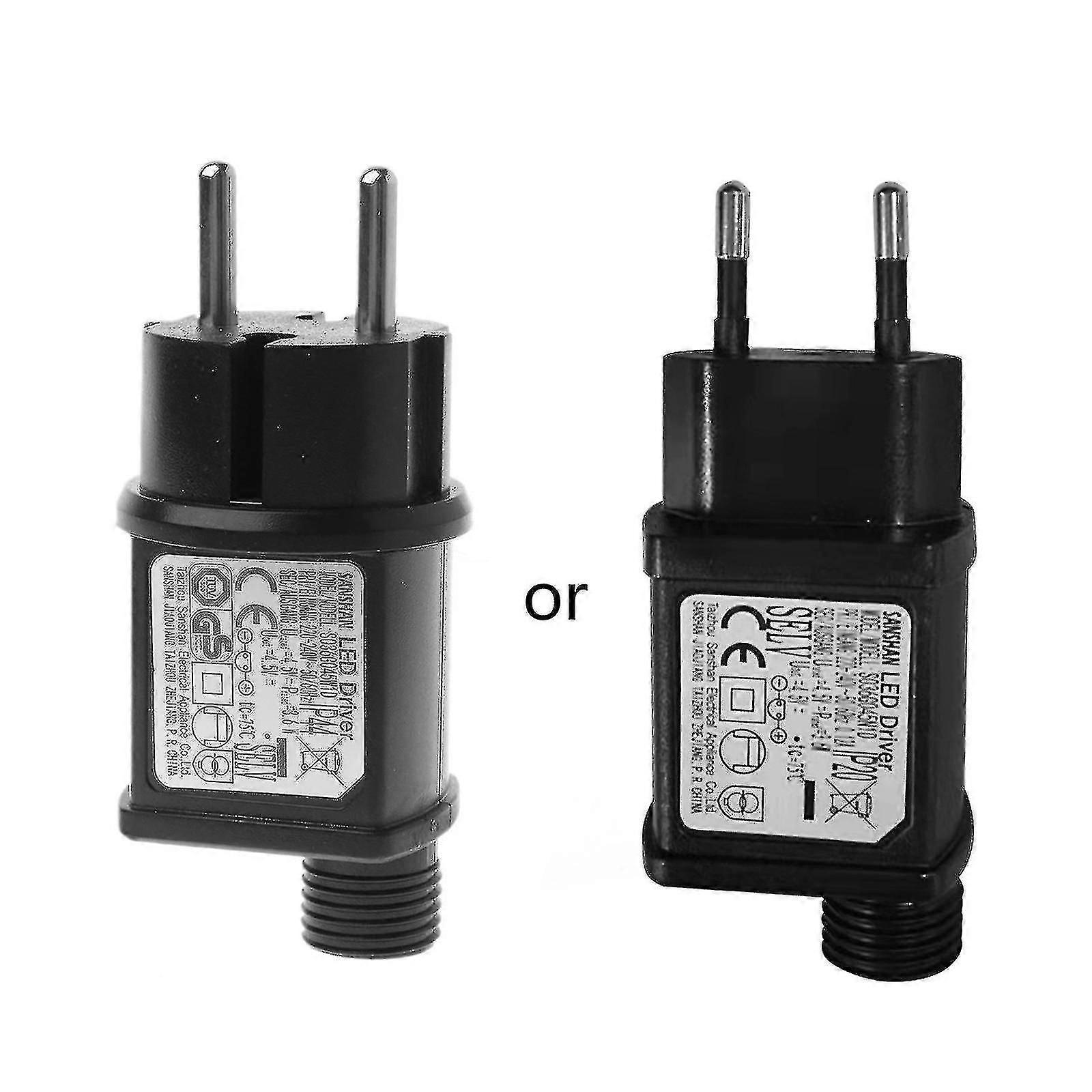Led-netzteil Kompatibel Mit Wasserdichtem Niederspannungstransformator, Stecker Geeignet Für Weihnachtslichterketten