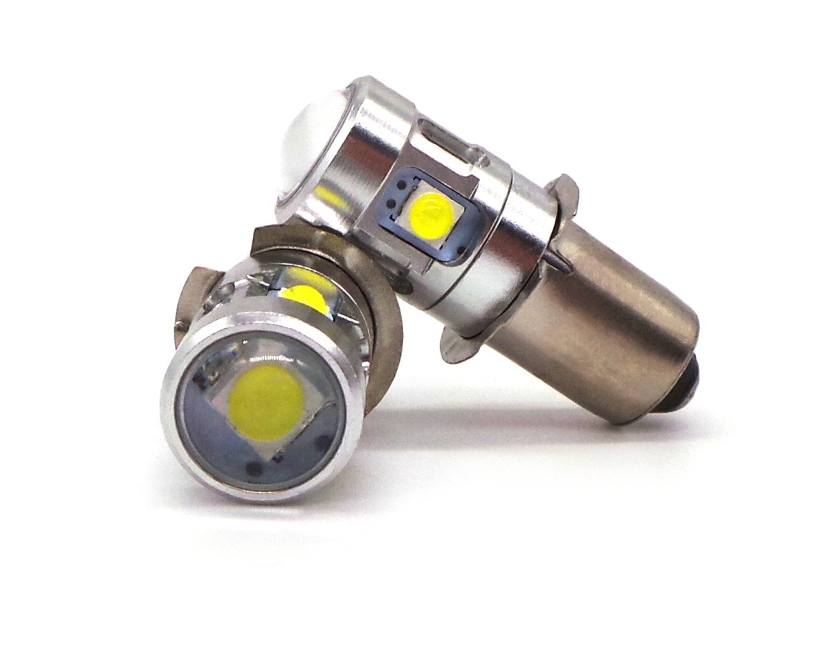 2 Led-lampen, Kompatibel Mit Px13.5, P13, P13.5s 3v-taschenlampen