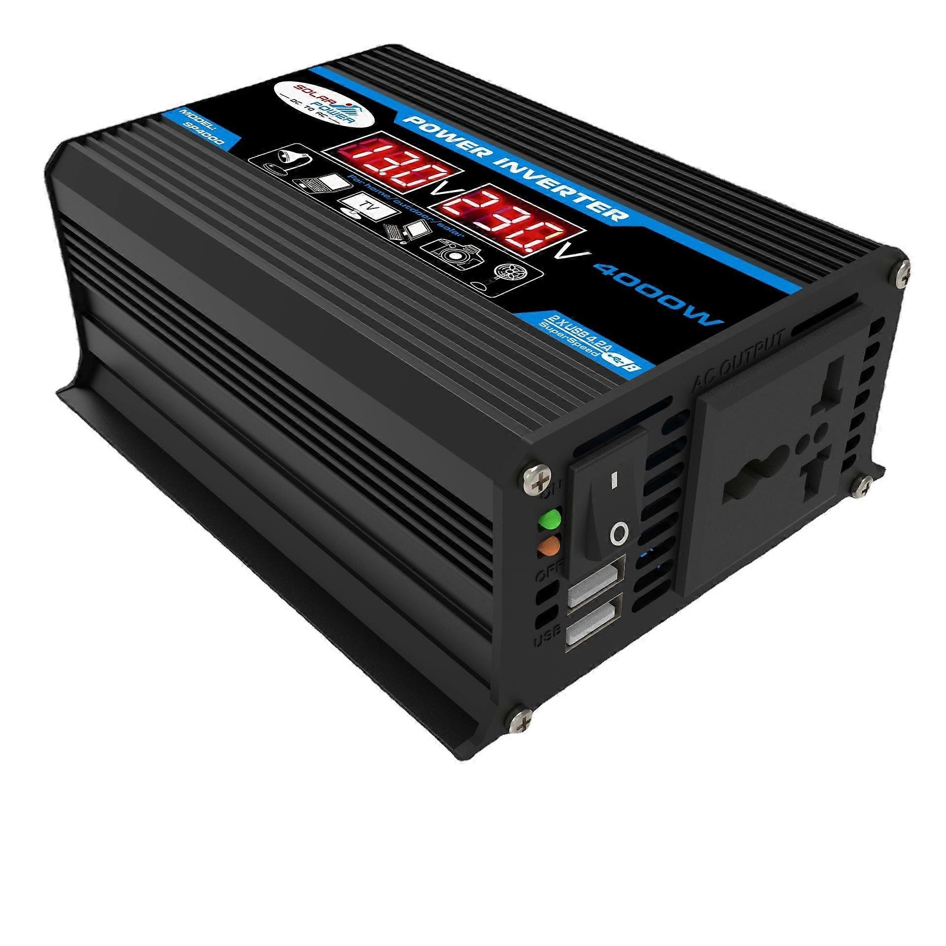 4000w 12v - 220v Sinus-wechselrichter, Sinus-transformator Mit Fernbedienung Und