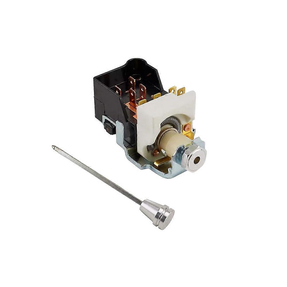 Universeller Lichtschalter Für Gm Mit Gefrästem Aluminium-druckknopfgriff, 12 Volt, Neu
