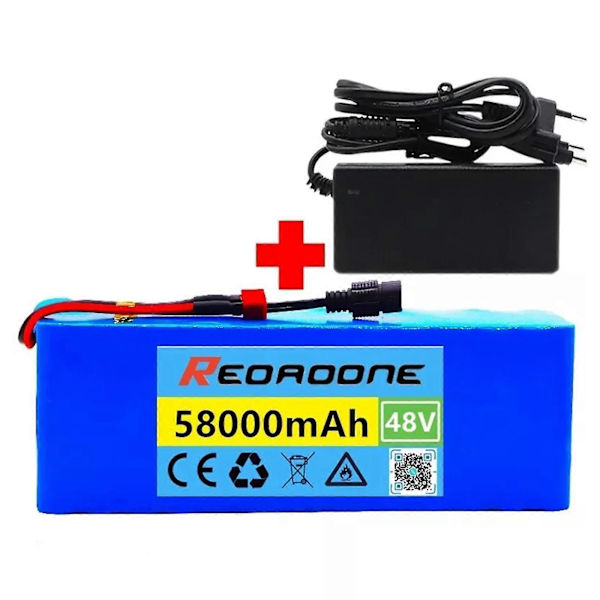 48v 58ah 13s3p 18650 (58.000 Mah) Lithium-batterie Für Elektrofahrräder, Mopeds Und Autos (europäischer Standard 13s3p58000t).