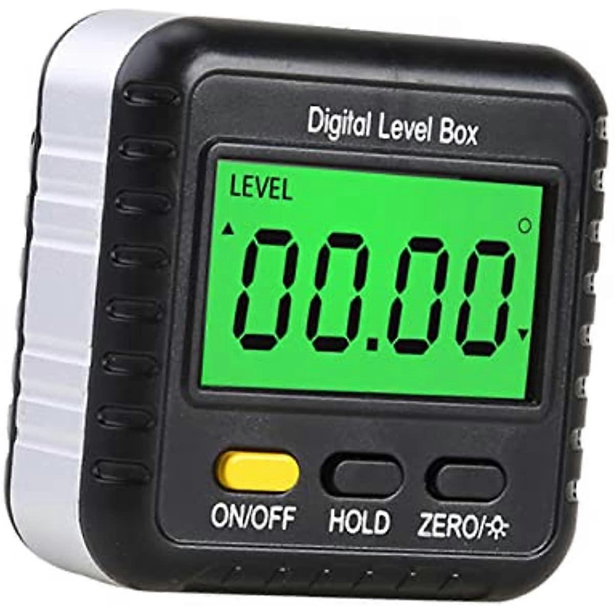Digitaler Winkelmesser, Neigungsmesser, Magnetische Wasserwaage Mit Hintergrundbeleuchtetem Lcd-bildschirm, Kompatibel Mit Tischlerei, Bauwesen, Maurerarbeiten Und Kfz-technik.