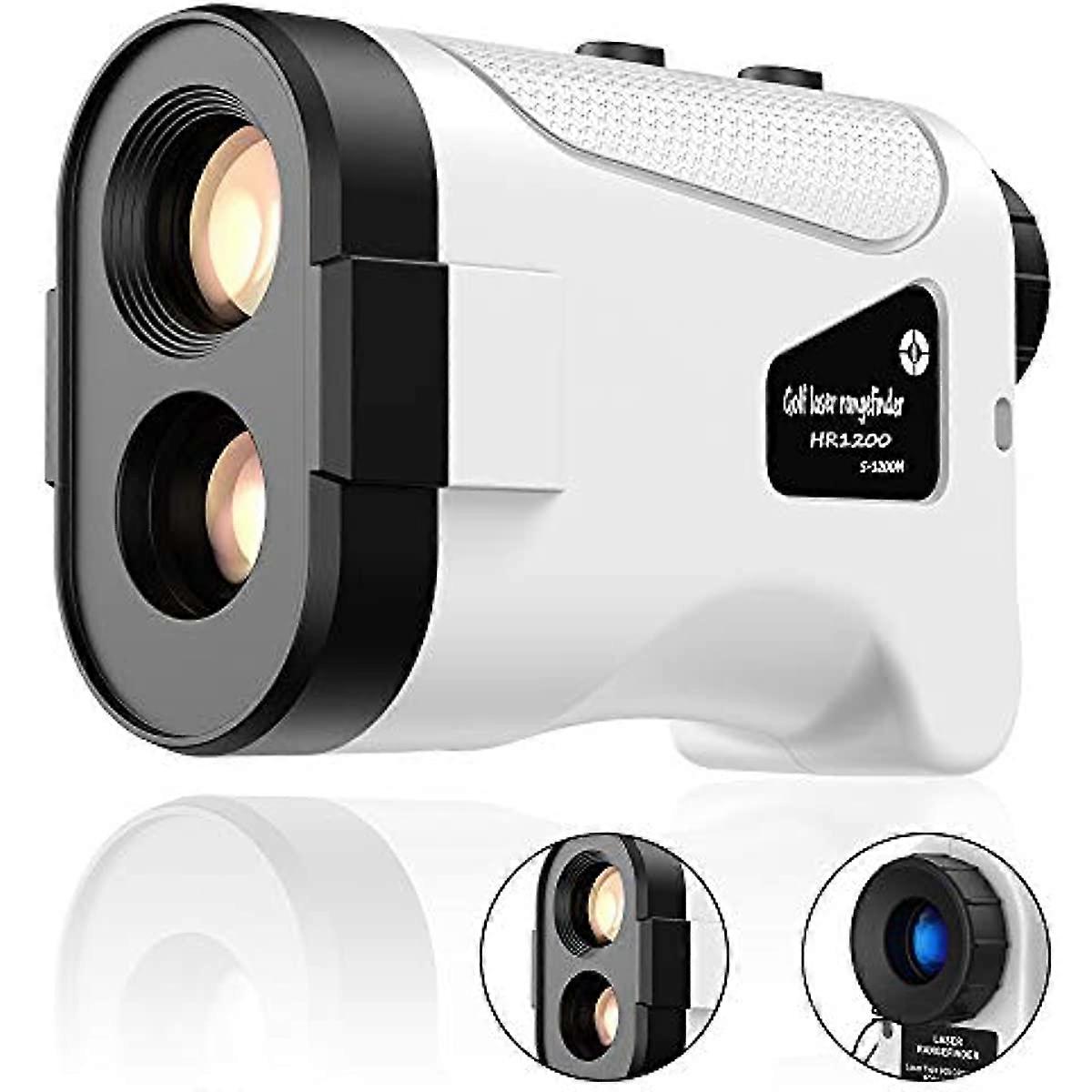 Golf-laser-entfernungsmesser Mit Neigungskorrektur – Hochpräziser Laser-entfernungsmesser Mit 875 Yards Reichweite, Fahnenfixierung, Vibrationsfunktion, Speedfog, Leicht Und Ergonomisch.