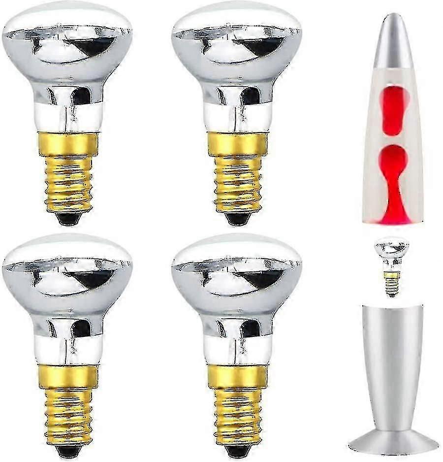 Warmweiße Reflektorlampen E14 R39 25w, Kompatibel Mit Lavaleuchten