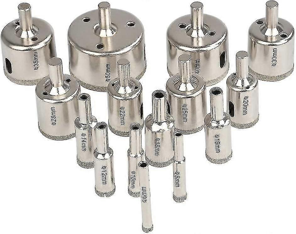 Set Mit 15 Diamantbohrern, Diamantbohrer