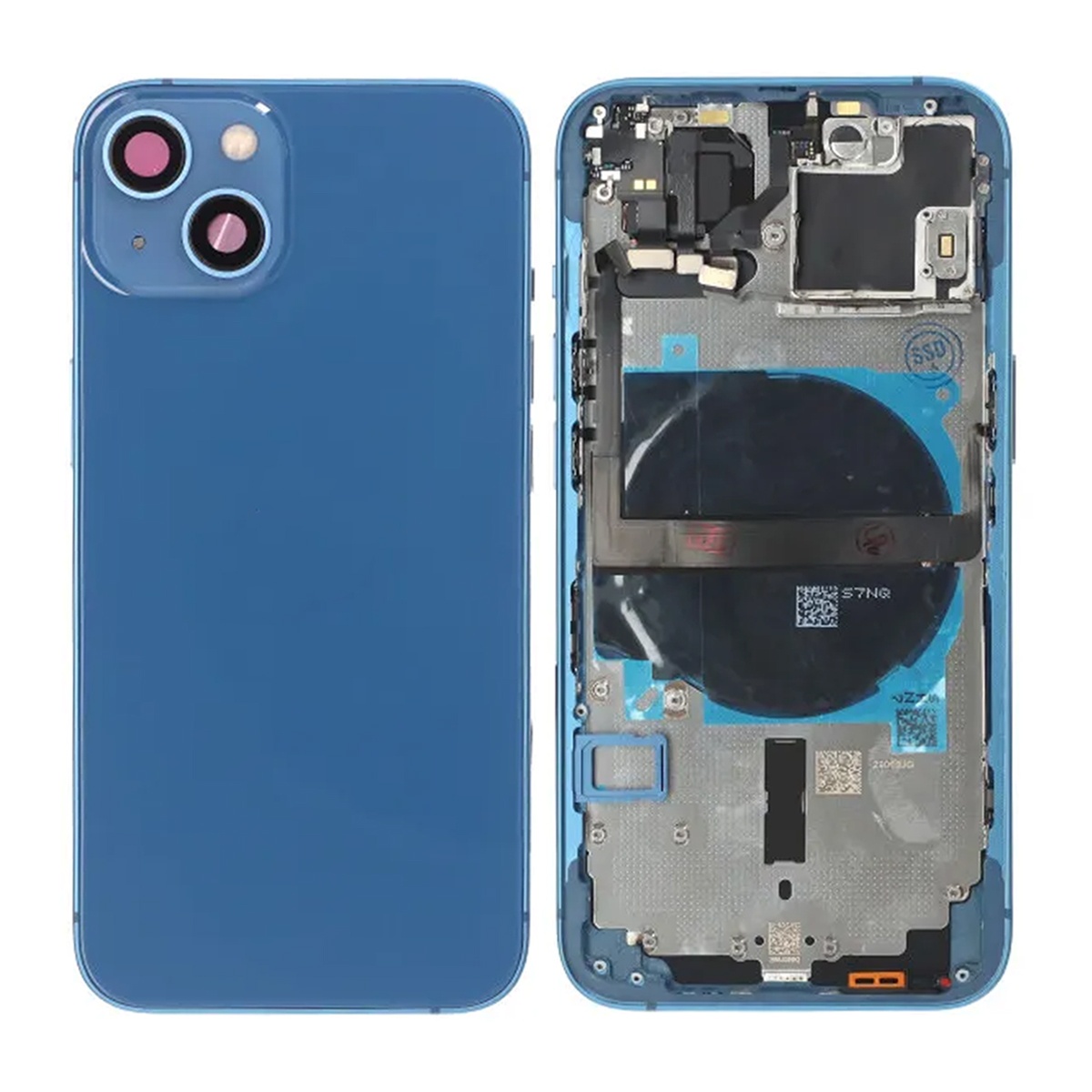 Originale Blaue Vollrückseite Für Iphone 13 Mit Kleinteilen