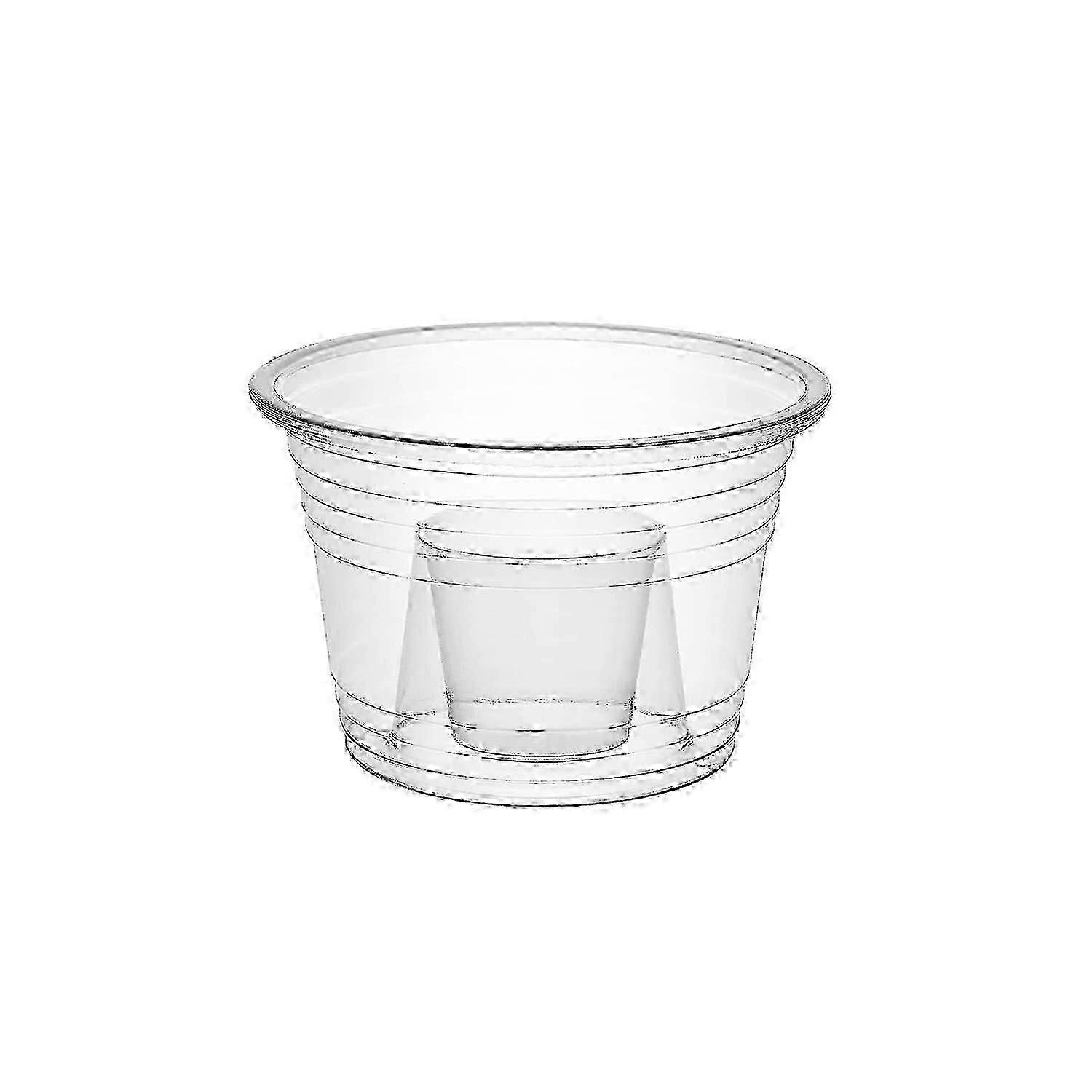 Packung Mit 100 Jäger Blaster Power Bechern, 85 Ml, Durchsichtige, Weiche Kunststoffbecher