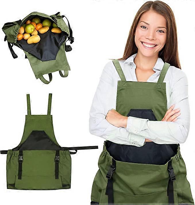 Erntetasche Aus Segeltuch, Geeignet Für Die Obsternte, Erntetasche Aus Segeltuch, Geeignet Für Textilien, Große Erntetasche Aus Segeltuch Mit Schnellverschlussfach, Geeignet Für Ernte Und Gartenarbeit