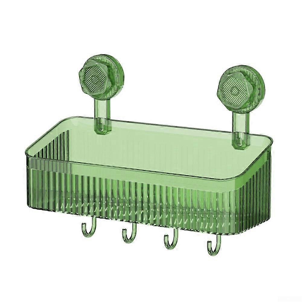 Saugnapfhalter, Kompatibel Mit Praktischem Zubehör. Geeignet Zum Transport Von Toilettenartikeln Und Alltagsgegenständen (grün).