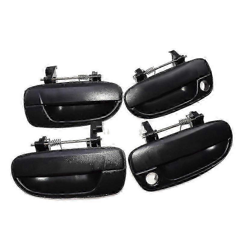 Schwarze Außentürgriffe (4 Stück) Für Hyundai Accent 2000-2005 (links Und Rechts).